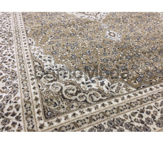 Шерстяний килим Klasik 0023 dark beige - Висока якість за найкращою ціною в Україні зображення 3.