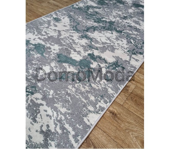 Ковровая дорожка LUXURY 05917A TURQUOISE / D.GREY HB - высокое качество по лучшей цене в Украине изображение 2.