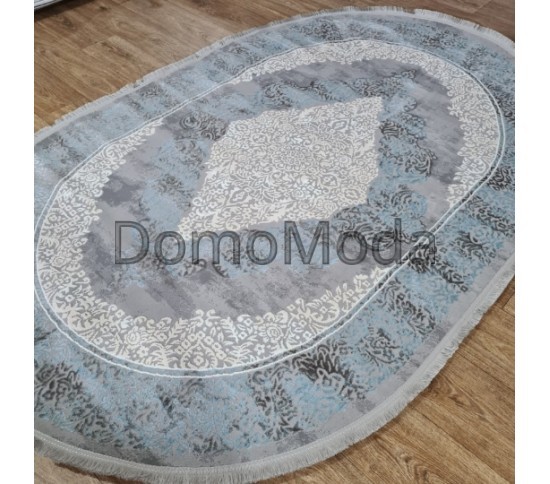 Синтетический  ковер LUXURY 05974C CREAM-BLUE Купить в интернет магазине ДомоМода фото 2 Синтетический  ковер LUXURY 05974C CREAM-BLUE - высокое качество по лучшей цене в Украине изображение 2.