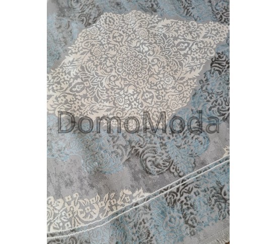 Синтетический ковер LUXURY 05974C GREY-BLUE Купить в интернет магазине ДомоМода фото 4 Синтетический ковер LUXURY 05974C GREY-BLUE - высокое качество по лучшей цене в Украине изображение 4.
