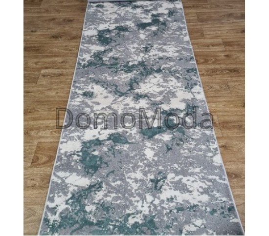Ковровая дорожка LUXURY 05917A TURQUOISE / D.GREY HB - высокое качество по лучшей цене в Украине