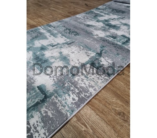 Килимова доріжка LUXURY 06047B BEIGE / L.TURQUOISE - Висока якість за найкращою ціною в Україні зображення 2.