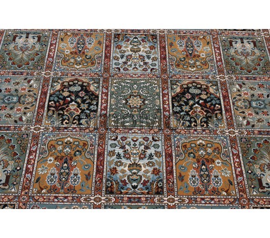 Шерстяний килим Nain 1258-671 green - Висока якість за найкращою ціною в Україні зображення 3.