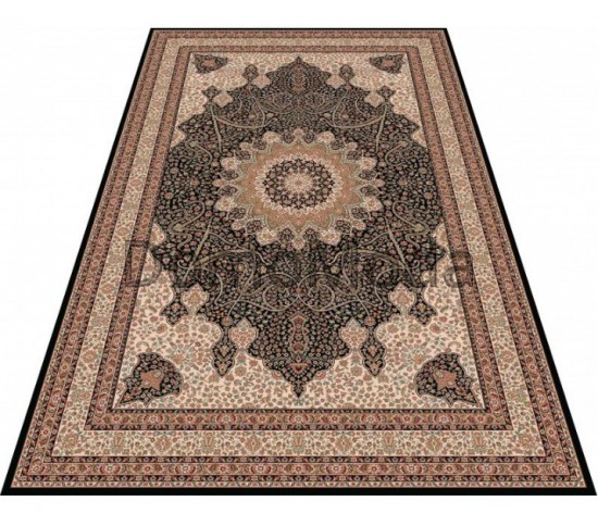 Шерстяний килим Nain 1285-701 zwart - Висока якість за найкращою ціною в Україні