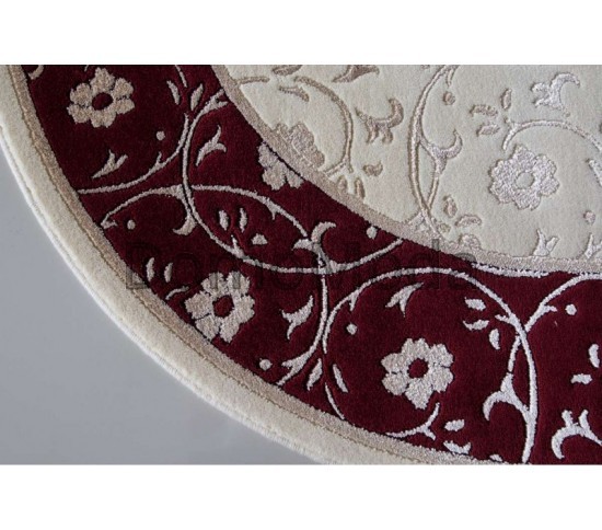 Шерстяний килим Nepal 0004F bordo Купити в інтернет магазині ДомоМода фото 4 Шерстяний килим Nepal 0004F bordo - Висока якість за найкращою ціною в Україні зображення 4.