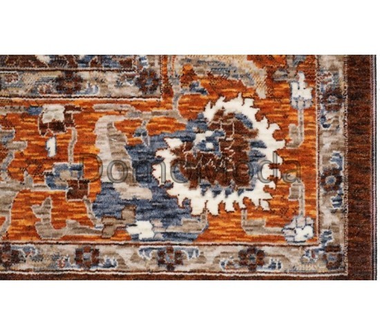 Шерстяний килим NATURAL Passion 3853A Brown-Dark Yellow - Висока якість за найкращою ціною в Україні зображення 4.