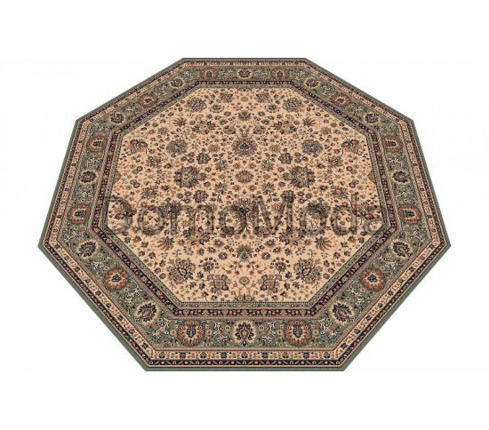 Шерстяний килим Royal 1516-508 Beige-Green Купити в інтернет магазині ДомоМода Шерстяний килим Royal 1516-508 Beige-Green - Висока якість за найкращою ціною в Україні