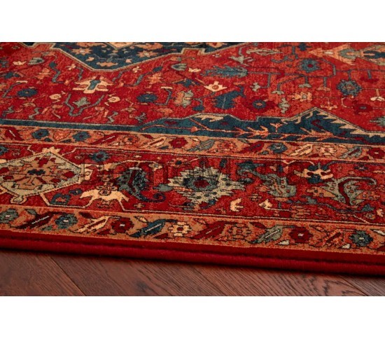 Шерстяний килим Superior Kasim Rubin Купити в інтернет магазині ДомоМода фото 2 Шерстяний килим Superior Kasim Rubin - Висока якість за найкращою ціною в Україні зображення 2.