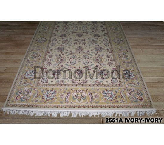 Шерстяний килим Tebriz 2551A ivory-ivory - Висока якість за найкращою ціною в Україні зображення 2.