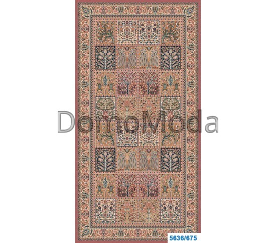 Шерстяний килим Farsistan 5636-675 beige-rose Купити в інтернет магазині ДомоМода Шерстяний килим Farsistan 5636-675 beige-rose - Висока якість за найкращою ціною в Україні