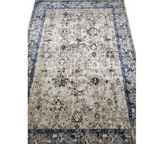 Акриловий килим Vintage B168E COKME DGRAY / L BLUE - Висока якість за найкращою ціною в Україні