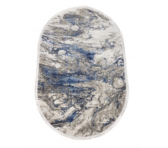 Акриловий килим Vintage B176E COKME DGRAY / L BLUE - Висока якість за найкращою ціною в Україні