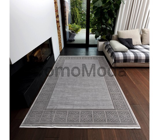 Ковер из вискозы SOHO HOUSE BH48A grey/hb.grey Купить в интернет магазине ДомоМода Ковер из вискозы SOHO HOUSE BH48A grey/hb.grey - высокое качество по лучшей цене в Украине