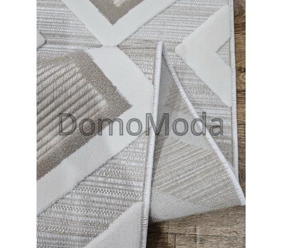 Безворсовый ковер DOLCHE 3294A CREAM / BEIGE - высокое качество по лучшей цене в Украине изображение 4.