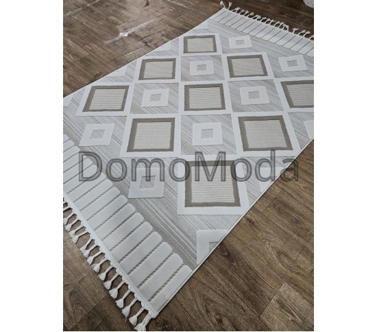 Безворсовый ковер DOLCHE 3294A CREAM / BEIGE - высокое качество по лучшей цене в Украине изображение 2.