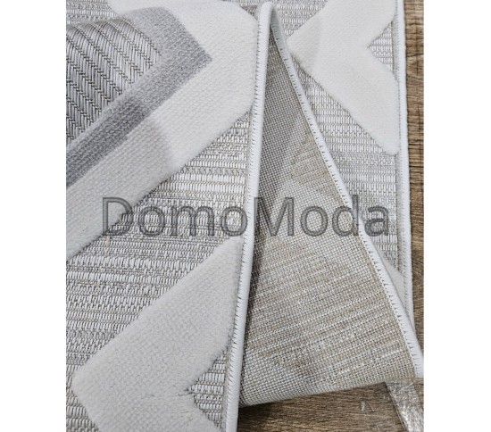 Безворсовый ковер DOLCHE 3294A CREAM / L.GREY - высокое качество по лучшей цене в Украине изображение 4.