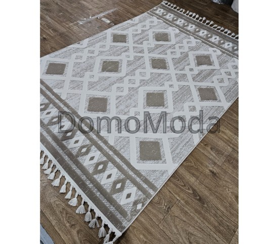 Безворсовый ковер DOLCHE 3295B CREAM / BEIGE Купить в интернет магазине ДомоМода фото 2 Безворсовый ковер DOLCHE 3295B CREAM / BEIGE - высокое качество по лучшей цене в Украине изображение 2.