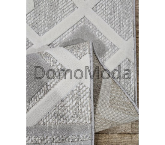 Безворсовий килим DOLCHE 3295B CREAM / L.GREY - Висока якість за найкращою ціною в Україні зображення 3.