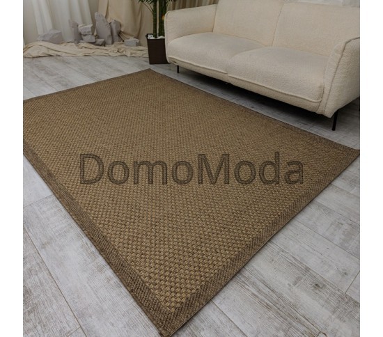 Безворсовий килим NATURA B3667D brown - Висока якість за найкращою ціною в Україні зображення 4.