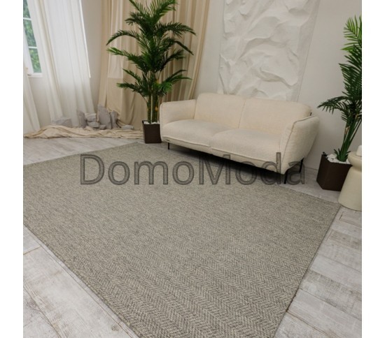 Безворсовий килим NATURA B3672E grey - Висока якість за найкращою ціною в Україні зображення 2.