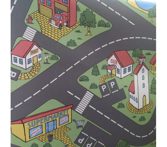 Дитячий лінолеум IVC Neo Traffic 050 - Висока якість за найкращою ціною в Україні зображення 3.