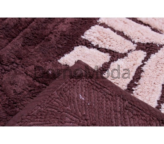 Коврик для ванной Banio 5734 brown-beige - высокое качество по лучшей цене в Украине изображение 3.