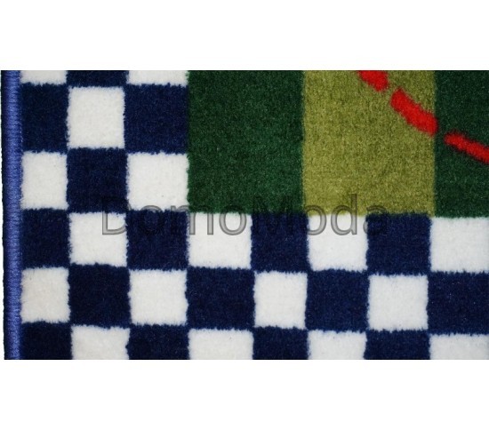 Детский ковер Race Day Anti-Slip Green Купить в интернет магазине ДомоМода фото 3 Детский ковер Race Day Anti-Slip Green - высокое качество по лучшей цене в Украине изображение 3.