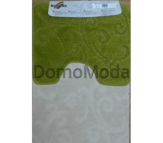 Коврик для ванной Silver CLT 14 Green Купить в интернет магазине ДомоМода фото 3 Коврик для ванной Silver CLT 14 Green - высокое качество по лучшей цене в Украине изображение 3.