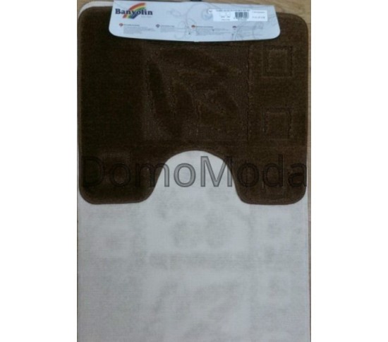 Коврик для ванной Silver CLT 27 Dark brown Купить в интернет магазине ДомоМода фото 3 Коврик для ванной Silver CLT 27 Dark brown - высокое качество по лучшей цене в Украине изображение 3.