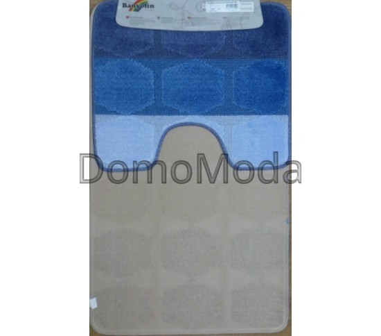 Коврик для ванной Silver GLD 01 Blue Купить в интернет магазине ДомоМода фото 3 Коврик для ванной Silver GLD 01 Blue - высокое качество по лучшей цене в Украине изображение 3.