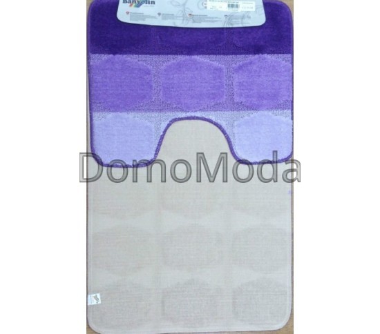 Коврик для ванной Silver GLD 01 Lilac Купить в интернет магазине ДомоМода фото 3 Коврик для ванной Silver GLD 01 Lilac - высокое качество по лучшей цене в Украине изображение 3.