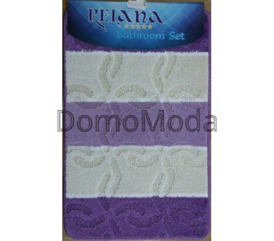 Коврик для ванной Silver Relana 4 Lilac Купить в интернет магазине ДомоМода Коврик для ванной Silver Relana 4 Lilac - высокое качество по лучшей цене в Украине