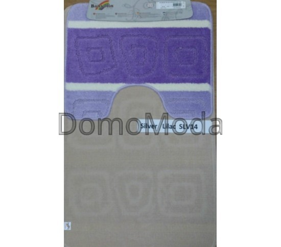 Коврик для ванной Silver SLV 14 Lilac Купить в интернет магазине ДомоМода фото 2 Коврик для ванной Silver SLV 14 Lilac - высокое качество по лучшей цене в Украине изображение 2.