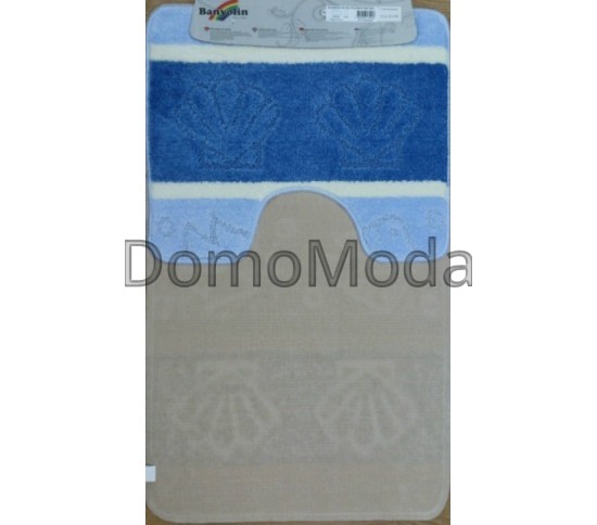 Коврик для ванной Silver SLV 15 Blue Купить в интернет магазине ДомоМода фото 2 Коврик для ванной Silver SLV 15 Blue - высокое качество по лучшей цене в Украине изображение 2.