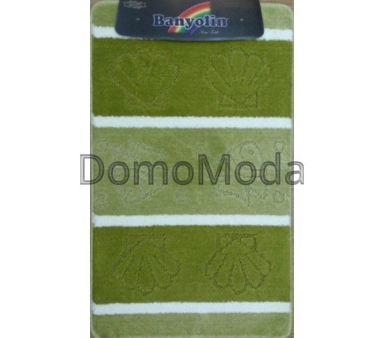 Коврик для ванной Silver SLV 15 Green Купить в интернет магазине ДомоМода Коврик для ванной Silver SLV 15 Green - высокое качество по лучшей цене в Украине