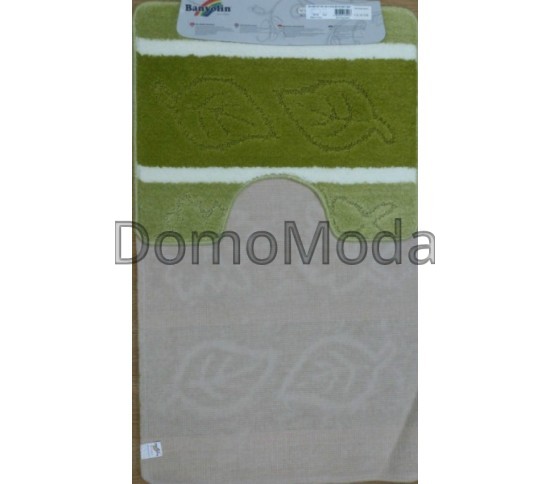 Килим для ванної Silver SLV 17 Green Купити в інтернет магазині ДомоМода фото 2 Килим для ванної Silver SLV 17 Green - Висока якість за найкращою ціною в Україні зображення 2.