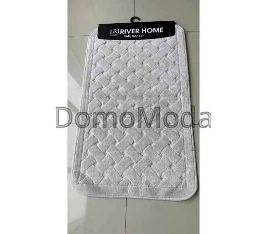 Коврик для ванной River Home 001 light grey (два коврики: туалет+ванная) - высокое качество по лучшей цене в Украине