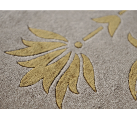 Килим з вовни з шовком  260LSilk&Cashmere (QTJY-06BK) - Висока якість за найкращою ціною в Україні зображення 3.