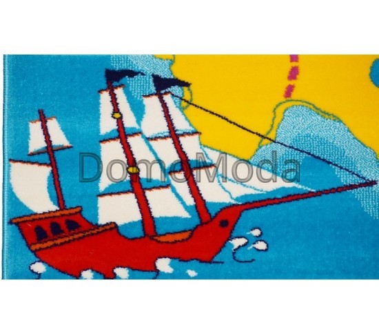 Детский ковер Baby 2066 Mavi-Mavi - высокое качество по лучшей цене в Украине изображение 3.