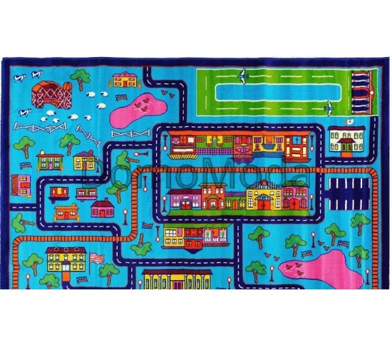 Детский ковер Baby 2068 Mavi-Lacivert Купить в интернет магазине ДомоМода Детский ковер Baby 2068 Mavi-Lacivert - высокое качество по лучшей цене в Украине