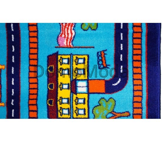 Детский ковер Baby 2068 Mavi-Lacivert Купить в интернет магазине ДомоМода фото 3 Детский ковер Baby 2068 Mavi-Lacivert - высокое качество по лучшей цене в Украине изображение 3.