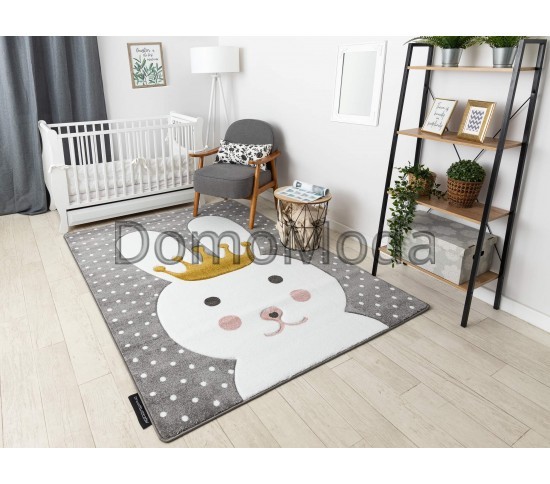 Детский ковер PETIT BUNNY  grey Купить в интернет магазине ДомоМода фото 6 Детский ковер PETIT BUNNY  grey - высокое качество по лучшей цене в Украине изображение 6.
