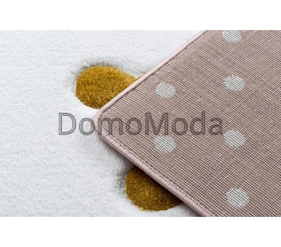Детский ковер PETIT BUNNY  pink Купить в интернет магазине ДомоМода фото 4 Детский ковер PETIT BUNNY  pink - высокое качество по лучшей цене в Украине изображение 4.