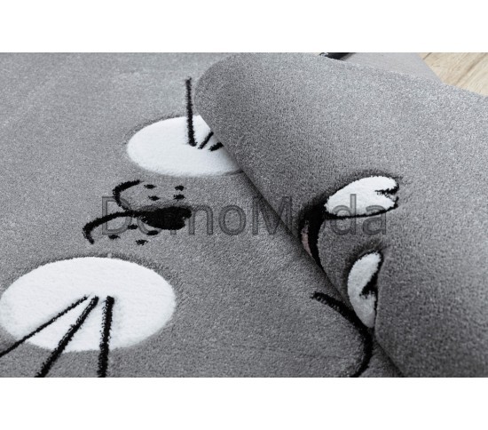 Детский ковер PETIT CAT grey Купить в интернет магазине ДомоМода фото 3 Детский ковер PETIT CAT grey - высокое качество по лучшей цене в Украине изображение 3.