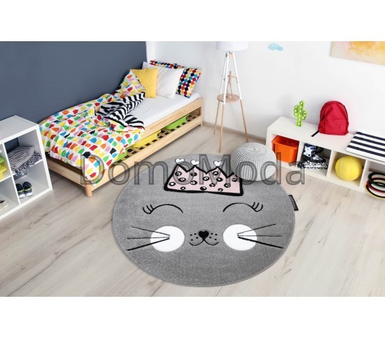 Детский ковер PETIT CAT grey Купить в интернет магазине ДомоМода фото 7 Детский ковер PETIT CAT grey - высокое качество по лучшей цене в Украине изображение 7.