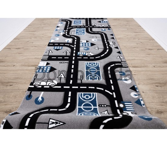 Дитяча килимова доріжка PETIT CITY grey Купити в інтернет магазині ДомоМода фото 5 Дитяча килимова доріжка PETIT CITY grey - Висока якість за найкращою ціною в Україні зображення 5.