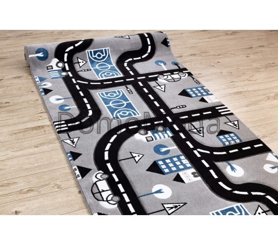 Дитяча килимова доріжка PETIT CITY grey Купити в інтернет магазині ДомоМода фото 8 Дитяча килимова доріжка PETIT CITY grey - Висока якість за найкращою ціною в Україні зображення 8.