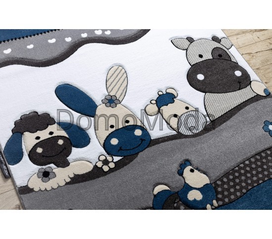 Детский ковер  PETIT FARM blue - высокое качество по лучшей цене в Украине изображение 6.