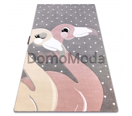 Детский ковер PETIT FLAMINGOS grey Купить в интернет магазине ДомоМода Детский ковер PETIT FLAMINGOS grey - высокое качество по лучшей цене в Украине