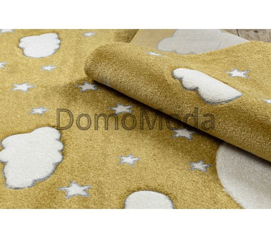 Детский ковер PETIT MOON gold Купить в интернет магазине ДомоМода фото 4 Детский ковер PETIT MOON gold - высокое качество по лучшей цене в Украине изображение 4.